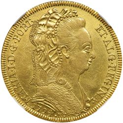 Brazil. 6400 Reis, 1794-R. NGC AU