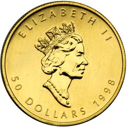 Canada. 50 Dollars, 1998. BU