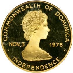 Dominica. 300 Dollars, 1979. NGC PF68