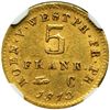 Image 2 : German States - Westphalia. 5 Franken, 1813-C. NGC EF45