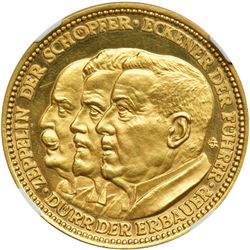 Germany. Gold Medal, 1929. NGC PF62