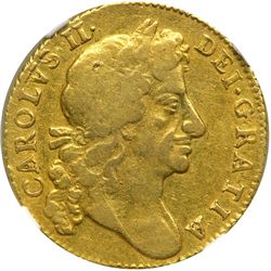 Great Britain. Guinea, 1681. NGC VF20