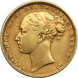 Great Britain. Sovereign, 1872. VF
