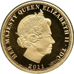 Great Britain. Double Sovereign, 2011. PF