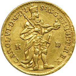 Hungary. Ducat, 1736-KB. VF