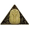 Image 2 : Isle of Man. Golden Age of the Pharaohs Triangle Gold Set, 2008. PF