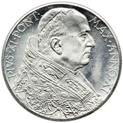 Italian States - Papal/Roman States. Platinum 100 Lire, 1932. BU