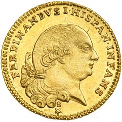 Italian States - Parma. 1/2 Doppia, 1789-S. NGC MS62