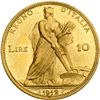 Image 2 : Italy. 10 Lire, 1912-R. NGC MS64