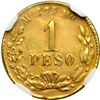 Image 2 : Mexico. Peso, 1880/70 Mo M. NGC AU