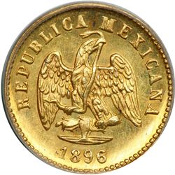 Mexico. Peos, 1896-Mo B. PCGS MS64