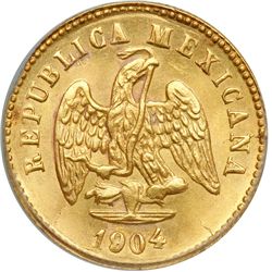 Mexico. Peos, 1904-Mo M. PCGS MS64