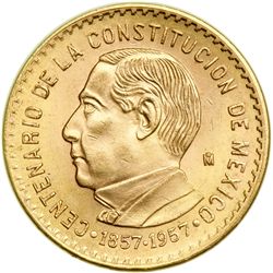 Mexico. 10 Pesos, 1957. NGC MS64