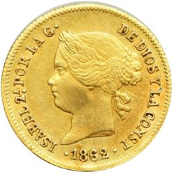 Philippines. Peso, 1862. EF