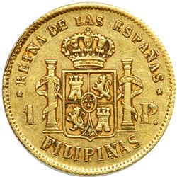 Philippines. Peso, 1868. EF