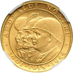 Romania. 20 Lei, 1944. NGC MS62