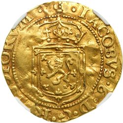 Scotland. Sword and Sceptre Piece, 1601. NGC VF