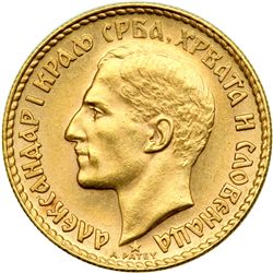 Yugoslavia. 20 Dinara, 1925