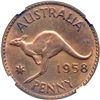 Image 2 : Australia. Penny, 1958 (M). NGC PF62