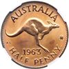 Image 2 : Australia. 1/2 Penny, 1963. NGC PF64