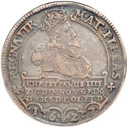 Denmark. Speciedaler, 1627-NS. NGC VF25