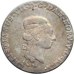 Denmark. Speciedaler, 1795-MF B. VF