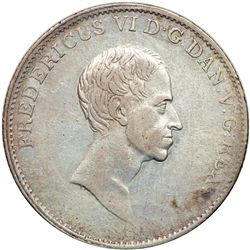 Denmark. Speciedaler, 1838-WS. VF