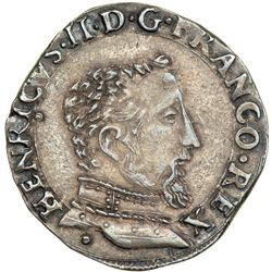 France. Teston, 1561-M (Toulouse).. NGC EF45