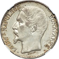 France. 5 Francs, 1852-A. NGC AU55