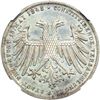 Image 1 : German States - Frankfurt am Main. 2 Gulden, 1848. NGC MS62