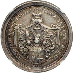 German States - Fulda. Medal, 1718. NGC EF40