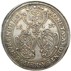 German States - Nuremberg. Taler, 1623. VF