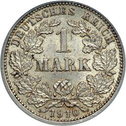 Germany. 1 Mark, 1910-J. ANACS MS62