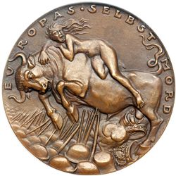 Germany. Europe's Suicide Medal, 1917