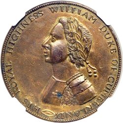 Great Britain. Medal, 1745. NGC AU