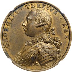 Great Britain. Accession Medal, 1760. NGC MS63