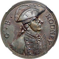 Great Britain. (1781) Rodney Capture of St. Eustatius Medal. Bronze, 33.3 mm