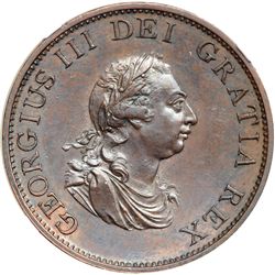 Great Britain. Halfpenny, 1799. NGC MS61