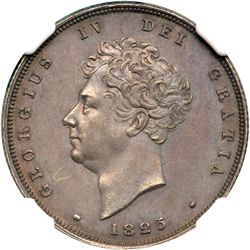 Great Britain. Shilling, 1825. NGC UNC