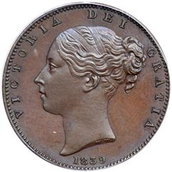 Great Britain. Farthing, 1839. PCGS PF64