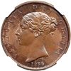 Image 1 : Great Britain. 1/2 Penny, 1858. NGC MS64