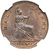 Image 2 : Great Britain. Halfpenny, 1860. NGC MS65