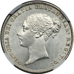 Great Britain. Sixpence, 1864. NGC MS64