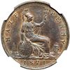 Image 2 : Great Britain. Halfpenny, 1871. NGC AU58