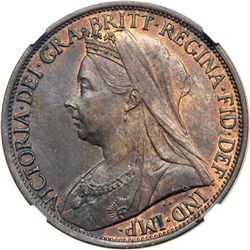 Great Britain. Penny, 1895. NGC MS62