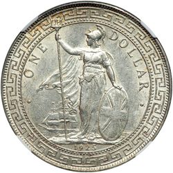 Great Britain. Trade Dollar, 1925. NGC AU55