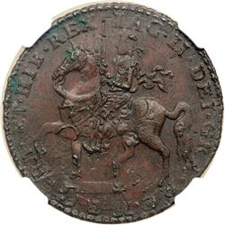Ireland. 'Gunmoney' Crown, 1690. NGC AU50