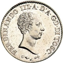 Italian States - Tuscany. Lira, 1822. NGC UNC