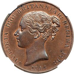 Jersey. 1/13 Shilling, 1844. NGC MS62