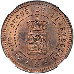 Luxembourg. Essai 10 Centimes. 1889. NGC MS64